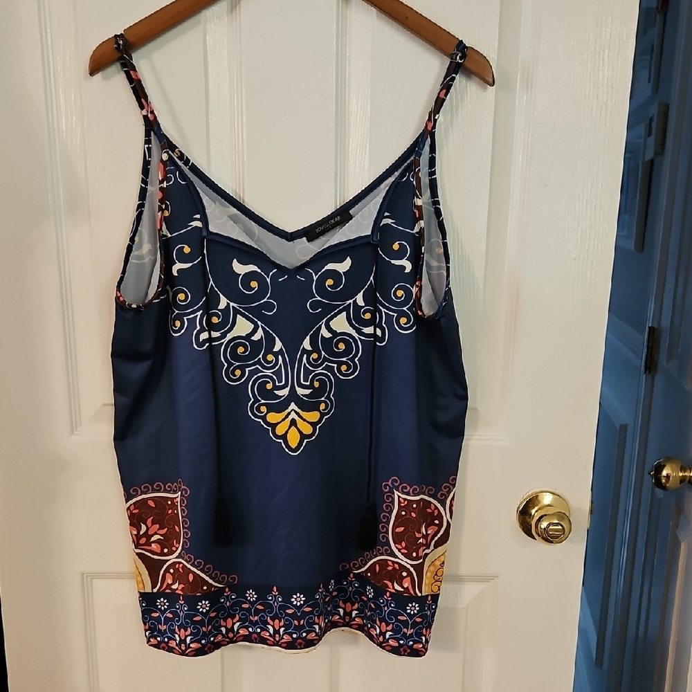 Spaghetti Strap Top, Size Large